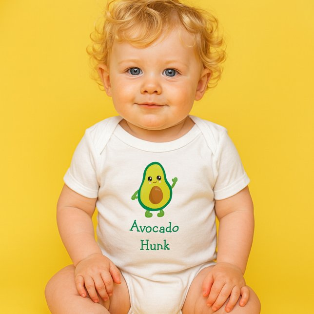 Body Para Bebé Cute aguacate Hunk Trendy (Subido por el creador)