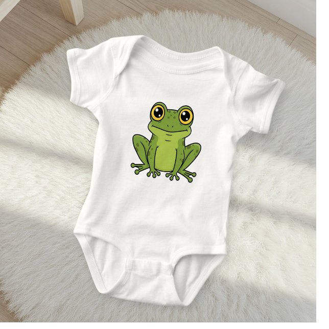 Body Para Bebé Cute and Charming Frog Baby Bodysuit  (Subido por el creador)