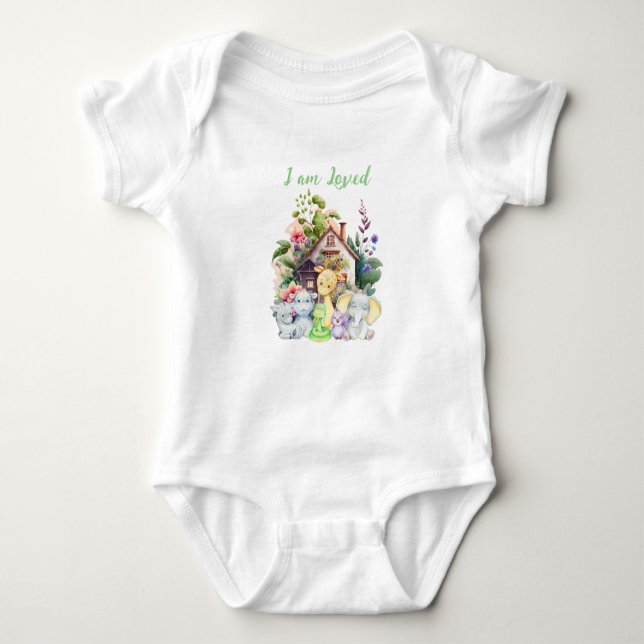 Body Para Bebé Cute Animales Baby Bodysuit | Soy Amado (Anverso)