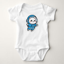 Body Para Bebé Cute Astronaut Cat Custom Photo Baby Bodysuit