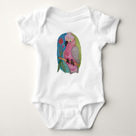 Body Para Bebé Cute Australian baby animal Galah on baby romper