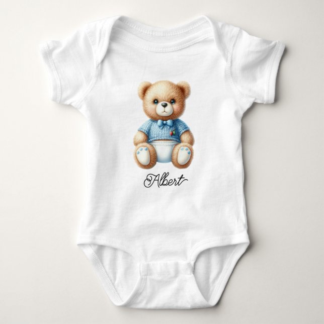 Body Para Bebé Cute Baby Bear (Anverso)
