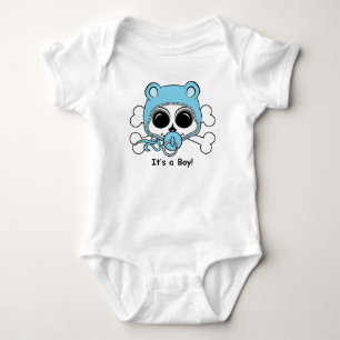 Body Para Bebé Cute Baby Boy Skull