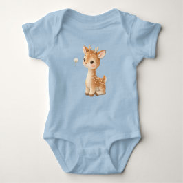 Body Para Bebé Cute Baby Deer Bodysuit – Kawaii Woodland Animal 