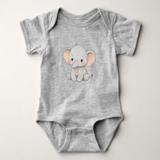 Body Para Bebé Cute Baby Elephant – Toddler Clothing Design