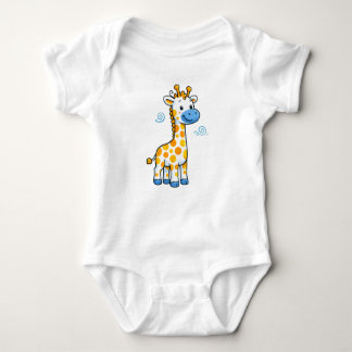 Body Para Bebé Cute Baby Giraffe Cartoon Illustration