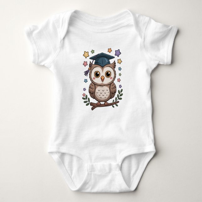 Body Para Bebé Cute Baby Owl (Anverso)