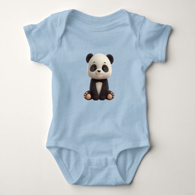 Body Para Bebé Cute Baby Panda Bodysuit (Anverso)