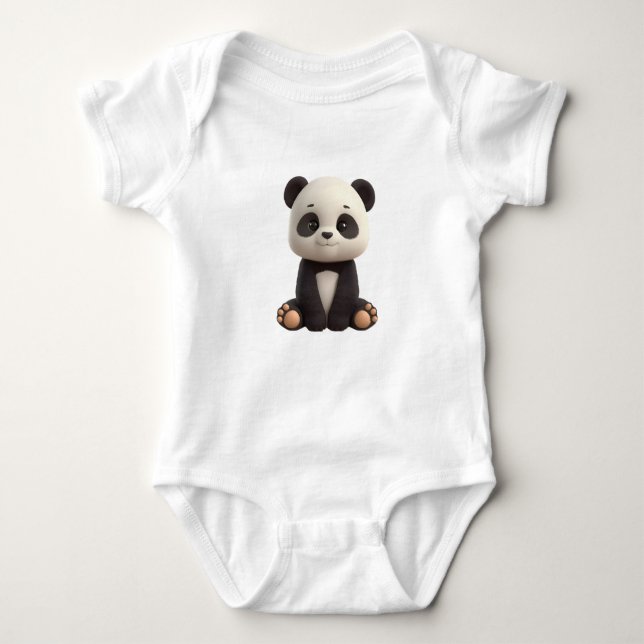 Body Para Bebé Cute Baby Panda Bodysuit (Anverso)