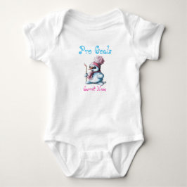 Body Para Bebé Cute Baby Snowman Hockey Bodysuit