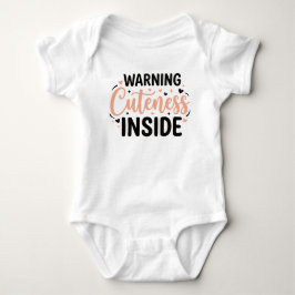 Body Para Bebé Cute Baby Warning Humor