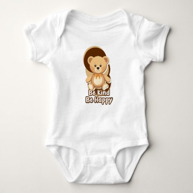 Body Para Bebé Cute Bear Baby Bodysuit (Anverso)