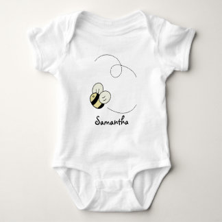 Body Para Bebé Cute Bee Happy Bumble Bee Baby Creeper