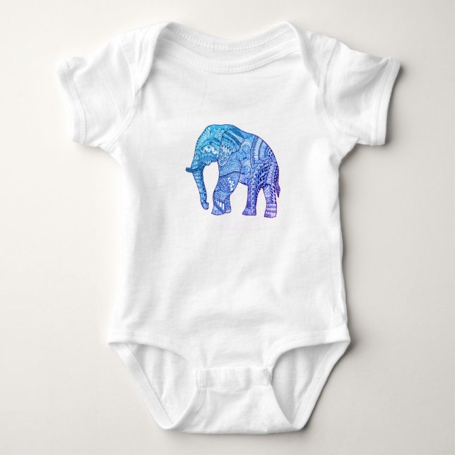 Body Para Bebé Cute Bella+Canvas Baby Tri-Blend Tee con Patterne (Anverso)