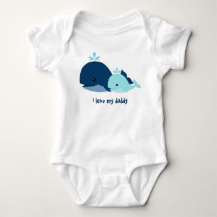 Body Para Bebé Cute Blue Whales