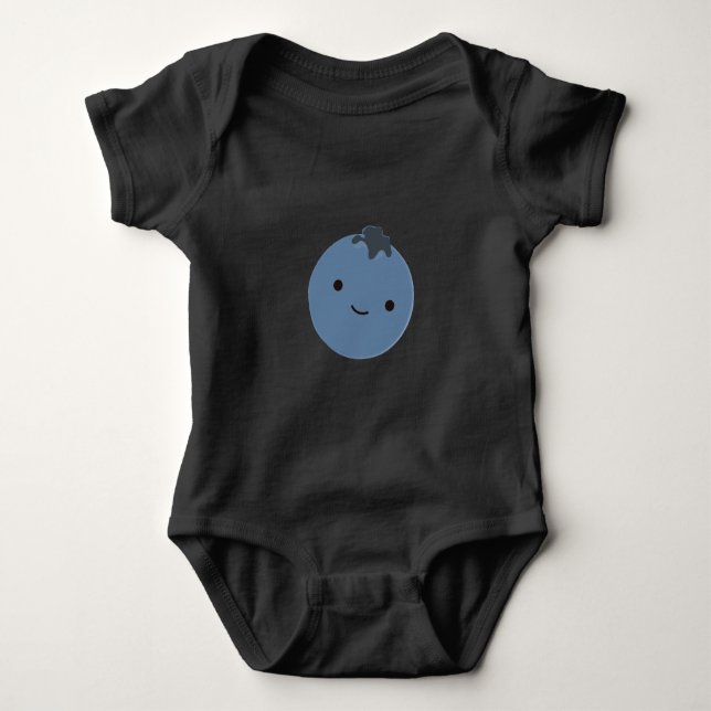 Body Para Bebé Cute Blueberry (Anverso)