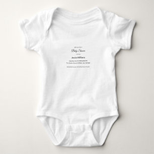 Body Para Bebé Cute Boho Baby Shower Género neutro, Personalizabl