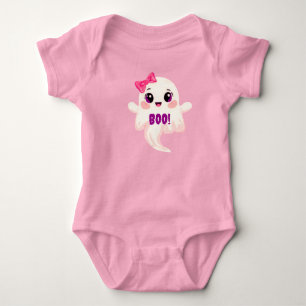 Body Para Bebé Cute Boo de niña! Fantasma