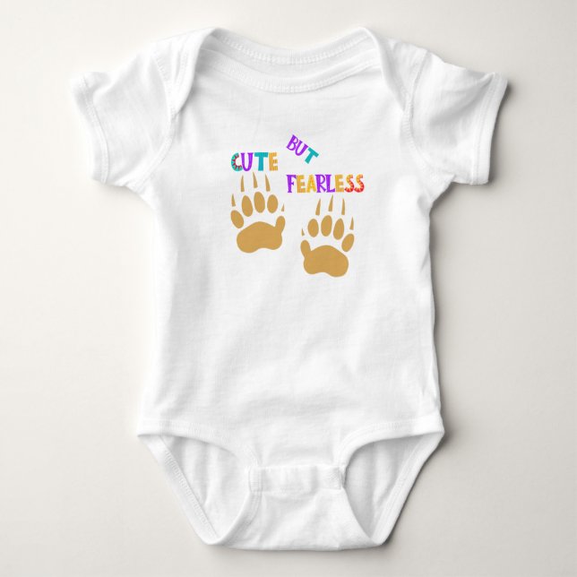 Body Para Bebé Cute But Fearless Honey Badger Baby bodysuits (Anverso)