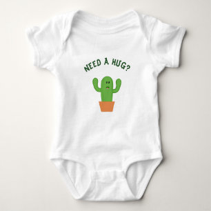 Body Para Bebé Cute Cactus Hugs