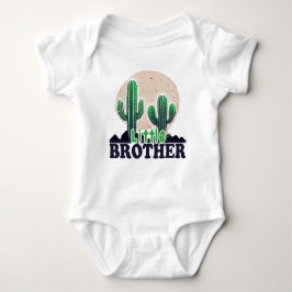 Body Para Bebé Cute Cactus Little Brother