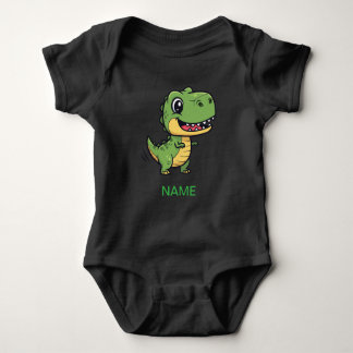 Body Para Bebé Cute Cartoon T-Rex Dinosaur Kids' T-Shirt