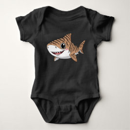 Body Para Bebé Cute Cartoon Tiger Shark Baby Bodysuit