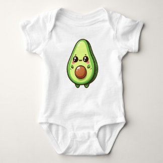 Body Para Bebé Cute Chibi Aguacate