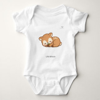 Body Para Bebé Cute Chibi Ciervo Dormido Personalizado Baby Bo