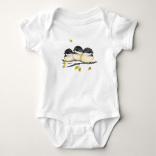 Body Para Bebé Cute Chickadee Baby Bird Baby Bodysuit