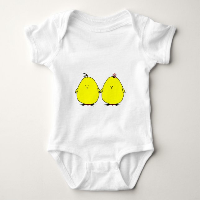 Body Para Bebé Cute Chicks Baby One Piece (Anverso)