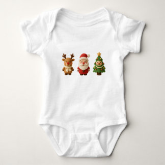 Body Para Bebé Cute Christmas Characters Baby Bodysuit – Reindeer