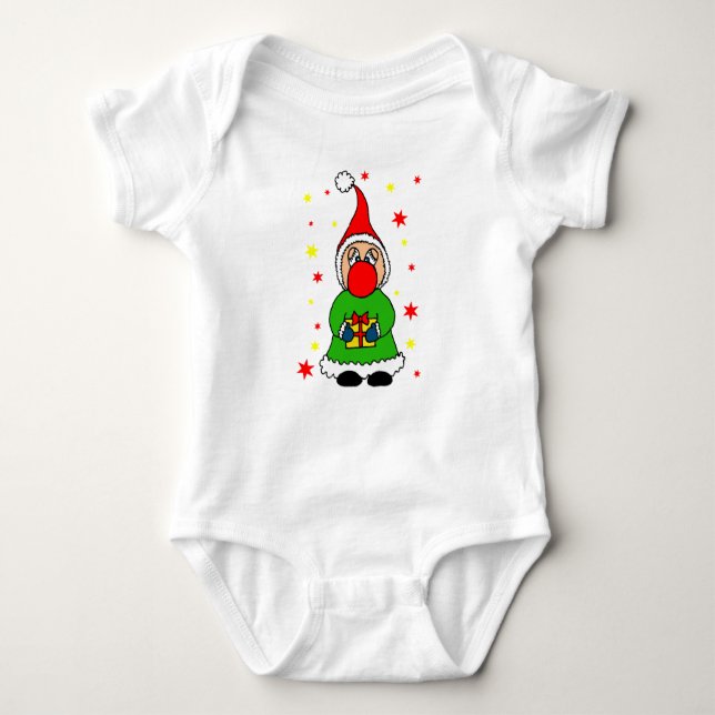 Body Para Bebé Cute Christmas elf (Anverso)