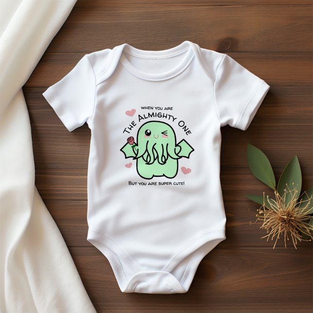 Body Para Bebé Cute Cthulhu ( From the brilliant mind of master horror writer H.P. Lovecraft comes this Cthulhu baby bodysuit.)