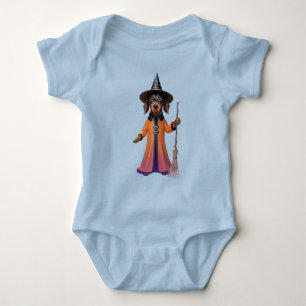 Body Para Bebé Cute Dachshund Halloween