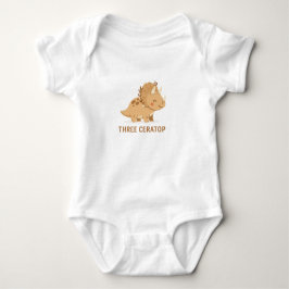 Body Para Bebé Cute Dino Pun – Tricera-Top