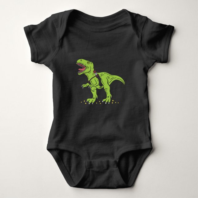 Body Para Bebé Cute Dinosaur Archer (Anverso)