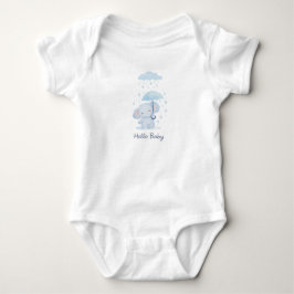 Body Para Bebé Cute Dinosaur Baby Bodysuit - Soft Cotton One-Piec