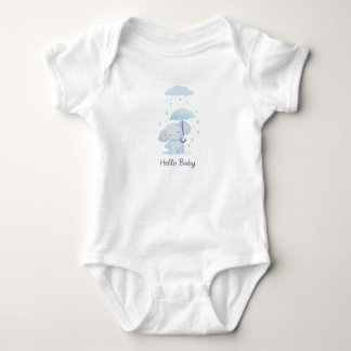 Body Para Bebé Cute Dinosaur Baby Bodysuit - Soft Cotton One-Piec