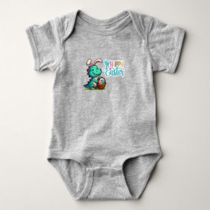 Body Para Bebé Cute, dinosaurio conejito de Pascua