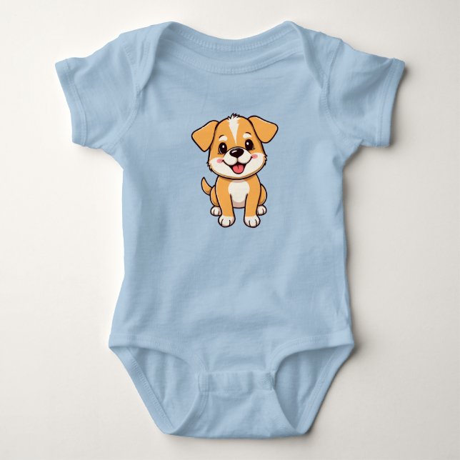 Body Para Bebé Cute Dog (Anverso)