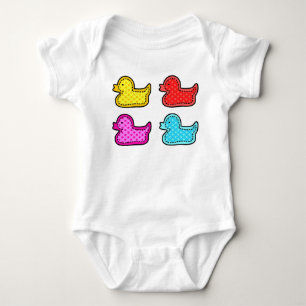 Body Para Bebé Cute Dotty Colorful Ducks