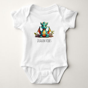 Body Para Bebé Cute Dragon Vibes Baby Dragon Bodysuit