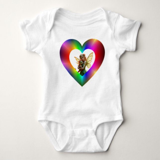 Body Para Bebé Cute Fairies (Anverso)