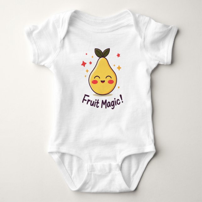 Body Para Bebé Cute Fruit design "Fruit Magic" Baby (Anverso)