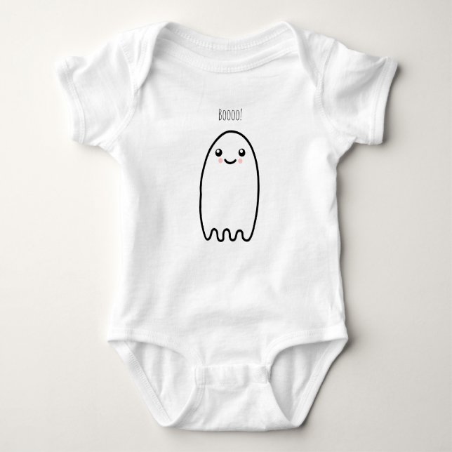 Body Para Bebé Cute Ghost (Anverso)