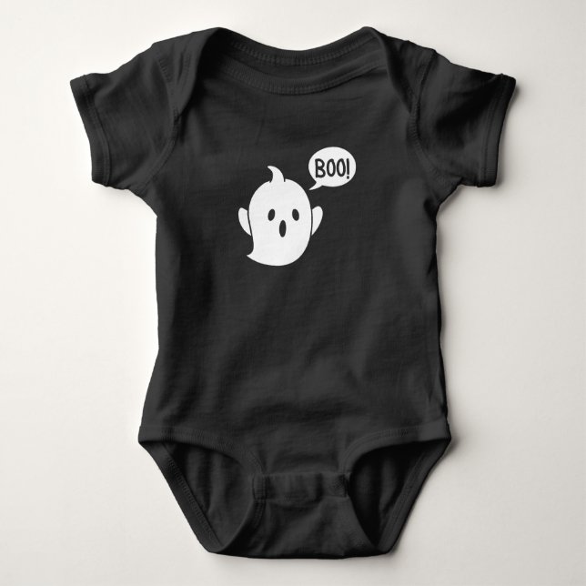Body Para Bebé Cute Ghost Halloween (Anverso)