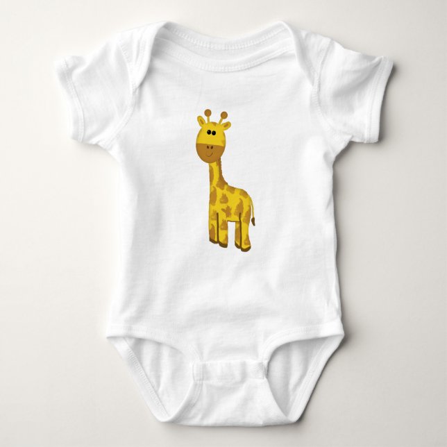 Body Para Bebé Cute Giraffe Bodysuit (Anverso)
