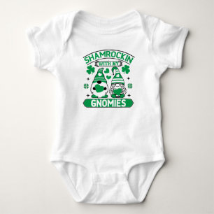 Body Para Bebé Cute gnomo trébol Día de San Patricio