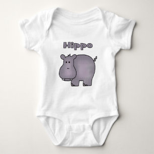 Body Para Bebé Cute Hippo